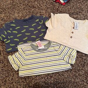 Tommy Bahama Kids' Navy, Cream, and Striped Tees